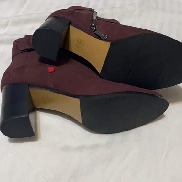 Marc Joseph New York Women's Leather Ankle Boots with Buckle Detail - Picture 4 of 5